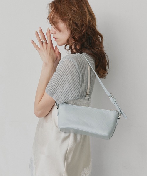 ad thie(アドティエ)の「パステルカラー 2way ショルダーバッグ(ショルダーバッグ・レディース・ピンク/ブラック/ライトブルー/アイボリー・FREE)」の15枚目の写真