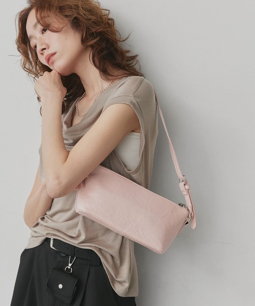 ad thie(アドティエ)の「パステルカラー 2way ショルダーバッグ(ショルダーバッグ・レディース・ピンク/ブラック/ライトブルー/アイボリー・FREE)」の18枚目の写真