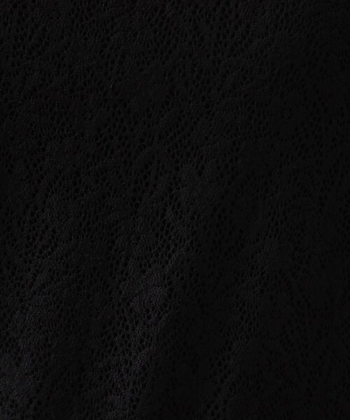 THE SHOP TK (ザ ショップ ティーケー )の「繊細で上品な レース5分袖トップス(Tシャツ/カットソー・レディース・アイボリー/ブラック・12/13)」の6枚目の写真