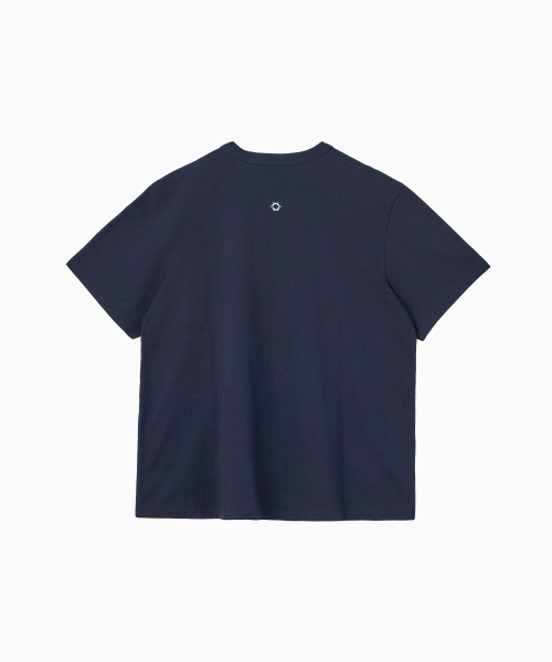 HELLO SUNRISE（ハローサンライズ）の「HS Sunrise Bloom Tee_Navy（Tシャツ/カットソー・レディース・ネイビー・SMALL/MEDIUM/LARGE/X-LARGE）」の3枚目の写真
