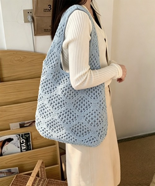 Miniministore(ミニミニストア)の「トートバッグ レディースショルダーバッグ(トートバッグ・レディース・ダークベージュ/アイボリー/キャメル/ピンク/ライトブルー・FREE)」の17枚目の写真