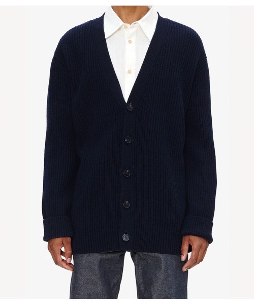 A.P.C.（アーペーセー）の「CARDIGAN AXEL（カーディガン/ボレロ・メンズ・ネイビー・M）」の4枚目の写真
