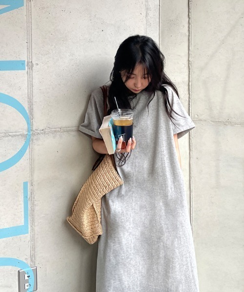 FAVORITO(ファヴォリート)の「TEEワンピース(ワンピース・レディース・ダークグレー/ライトグレー・F)」の22枚目の写真