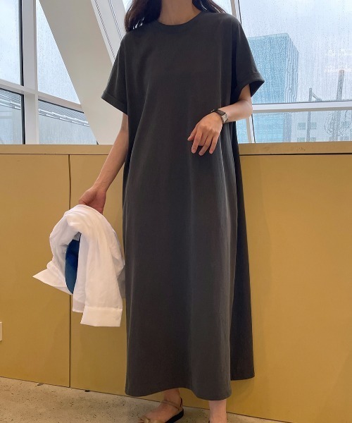 FAVORITO(ファヴォリート)の「TEEワンピース(ワンピース・レディース・ダークグレー/ライトグレー・F)」の19枚目の写真