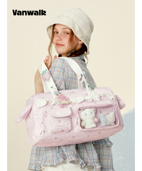 VANWALK（バンウォーク）の「River Pocket Tote Bag [Pink]（ショルダーバッグ・レディース・ピンク・FREE）」の3枚目の写真