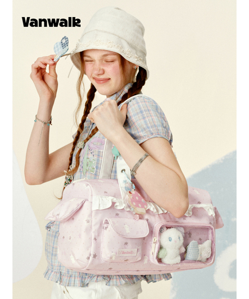 VANWALK（バンウォーク）の「River Pocket Tote Bag [Pink]（ショルダーバッグ・レディース・ピンク・FREE）」の5枚目の写真