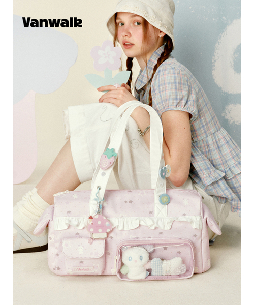 VANWALK（バンウォーク）の「River Pocket Tote Bag [Pink]（ショルダーバッグ・レディース・ピンク・FREE）」の7枚目の写真