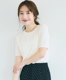 【西山茉希様着用】ミドルフィットサマーニットトップス