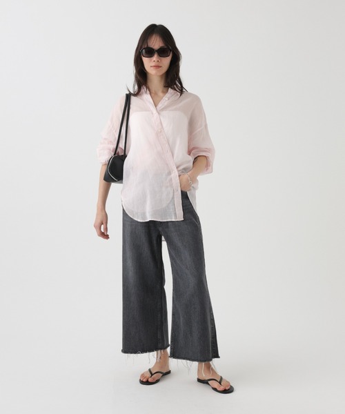 BABYLONE（バビロン）の「【upper hights】THE LINDA（デニムパンツ・レディース・チャコール・25inch/24inch）」の5枚目の写真