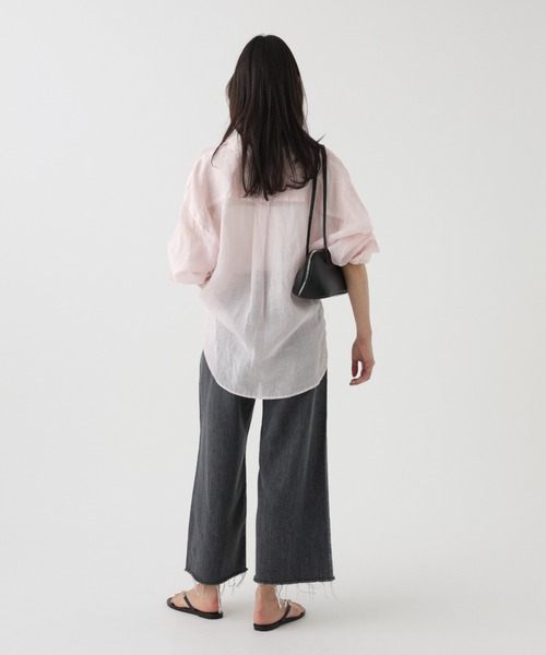 BABYLONE（バビロン）の「【upper hights】THE LINDA（デニムパンツ・レディース・チャコール・25inch/24inch）」の7枚目の写真