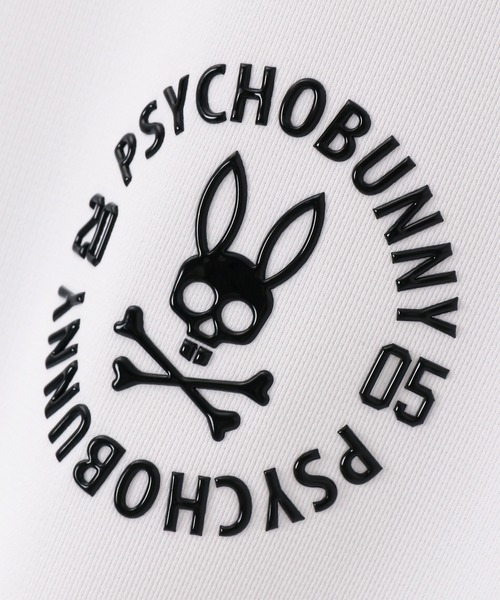 Psycho Bunny（サイコバニー）の「[GOLF]サークルロゴテック UVモックネックTシャツ（Tシャツ/カットソー・メンズ・ライトグレー/ネイビー/ブラック/ホワイト・MEDIUM/LARGE/X-LARGE）」の10枚目の写真
