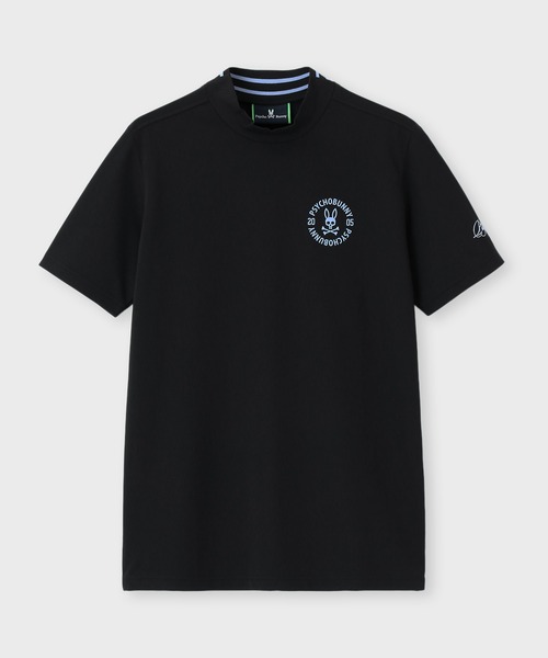 Psycho Bunny（サイコバニー）の「[GOLF]サークルロゴテック UVモックネックTシャツ（Tシャツ/カットソー・メンズ・ライトグレー/ネイビー/ブラック/ホワイト・MEDIUM/LARGE/X-LARGE）」の14枚目の写真