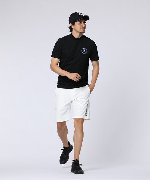 Psycho Bunny（サイコバニー）の「[GOLF]サークルロゴテック UVモックネックTシャツ（Tシャツ/カットソー・メンズ・ライトグレー/ネイビー/ブラック/ホワイト・MEDIUM/LARGE/X-LARGE）」の13枚目の写真