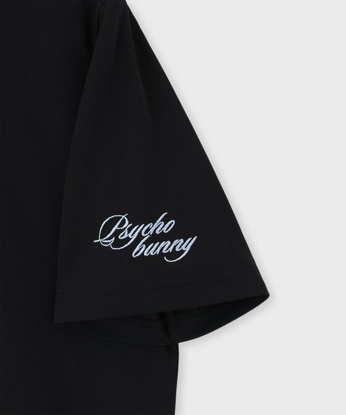 Psycho Bunny（サイコバニー）の「[GOLF]サークルロゴテック UVモックネックTシャツ（Tシャツ/カットソー・メンズ・ライトグレー/ネイビー/ブラック/ホワイト・MEDIUM/LARGE/X-LARGE）」の15枚目の写真