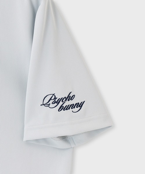 Psycho Bunny（サイコバニー）の「[GOLF]サークルロゴテック UVモックネックTシャツ（Tシャツ/カットソー・メンズ・ライトグレー/ネイビー/ブラック/ホワイト・MEDIUM/LARGE/X-LARGE）」の21枚目の写真
