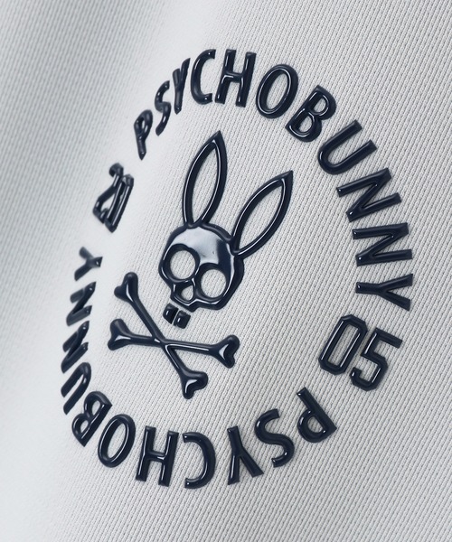 Psycho Bunny（サイコバニー）の「[GOLF]サークルロゴテック UVモックネックTシャツ（Tシャツ/カットソー・メンズ・ライトグレー/ネイビー/ブラック/ホワイト・MEDIUM/LARGE/X-LARGE）」の22枚目の写真