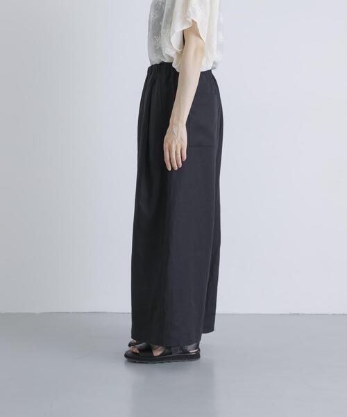 かぐれ(カグレ)の「カラーリネンクロップドパンツ(その他パンツ・レディース・レッド/ブルー/ベージュ/ブラック・FREE)」の13枚目の写真