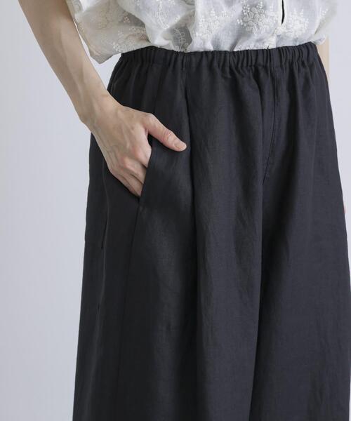 かぐれ(カグレ)の「カラーリネンクロップドパンツ(その他パンツ・レディース・レッド/ブルー/ベージュ/ブラック・FREE)」の15枚目の写真