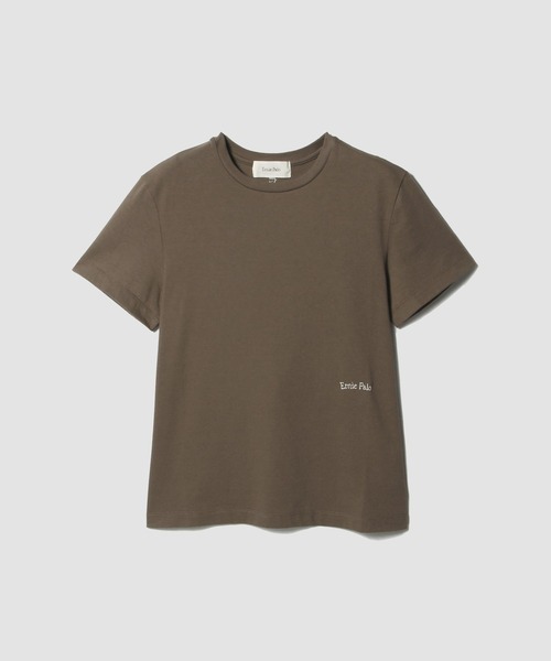 Ernie Palo(アーニー パロ)の「Ernie Palo / 刺繍Tシャツ《ESTNATION EXCLUSIVE》(Tシャツ/カットソー・レディース・ブラウン/ホワイト・FREE)」の5枚目の写真