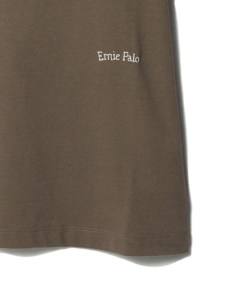 Ernie Palo(アーニー パロ)の「Ernie Palo / 刺繍Tシャツ《ESTNATION EXCLUSIVE》(Tシャツ/カットソー・レディース・ブラウン/ホワイト・FREE)」の8枚目の写真