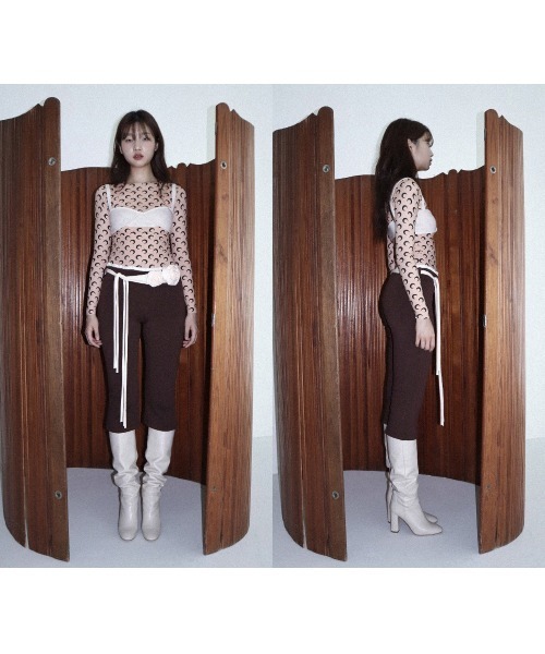 CladdA(クラタ)の「lace capri pants(その他パンツ・レディース・ブラウン・FREE)」の3枚目の写真