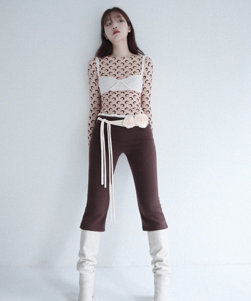 CladdA(クラタ)の「lace capri pants(その他パンツ・レディース・ブラウン・FREE)」の5枚目の写真
