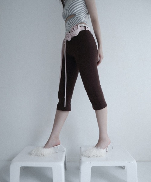CladdA(クラタ)の「lace capri pants(その他パンツ・レディース・ブラウン・FREE)」の6枚目の写真