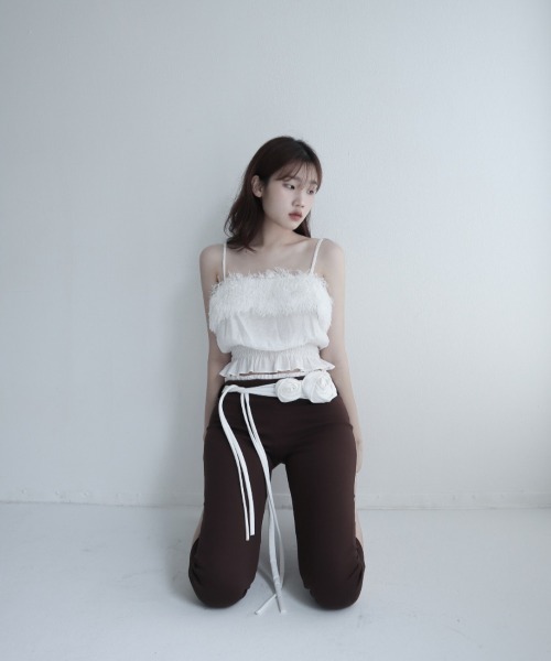 CladdA(クラタ)の「lace capri pants(その他パンツ・レディース・ブラウン・FREE)」の9枚目の写真