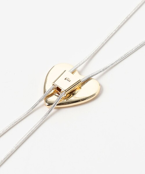 BEAMS HEART(ビームスハート)の「ハート ロゴ ラリエット ネックレス(ネックレス・レディース・ゴールド/その他/シルバー・ONE SIZE)」の4枚目の写真