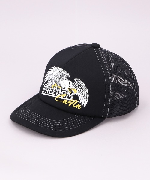 CA4LA（カシラ）の「EAGLE FREEDOM MESH（キャップ・メンズ・ブラック/ネイビー/ブラウン・ONESIZE）」の2枚目の写真