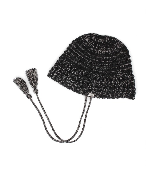 OVERRIDE(オーバーライド)の「OVERRIDE KNIT BALLOON CLOCHE HAT SGP / オーバーライド(ハット・レディース・パープル/ブラック/ブラウン・57~59cm)」の1枚目の写真