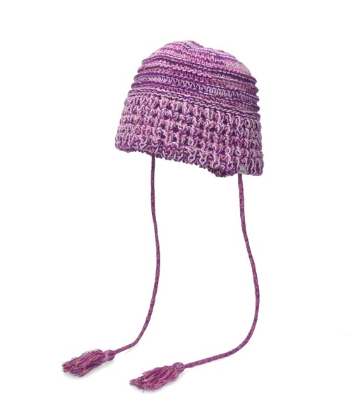 OVERRIDE(オーバーライド)の「OVERRIDE KNIT BALLOON CLOCHE HAT SGP / オーバーライド(ハット・レディース・パープル/ブラック/ブラウン・57~59cm)」の21枚目の写真