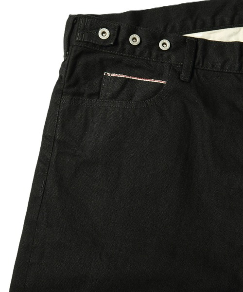 MAGIC NUMBER（マジック ナンバー）の「【MAGIC NUMBER】RED EAR ”備中” SELVEDGE DENIM WIDE PANTS（デニムパンツ・メンズ・インディゴブルー/ブラック・MEDIUM/LARGE）」の7枚目の写真