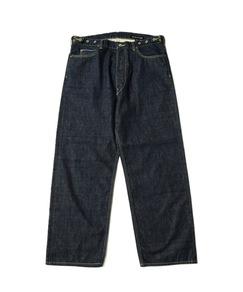 MAGIC NUMBER（マジック ナンバー）の「【MAGIC NUMBER】RED EAR ”備中” SELVEDGE DENIM WIDE PANTS（デニムパンツ・メンズ・インディゴブルー/ブラック・MEDIUM/LARGE）」の10枚目の写真