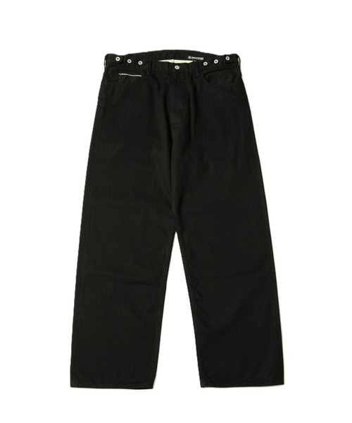MAGIC NUMBER（マジック ナンバー）の「【MAGIC NUMBER】RED EAR ”備中” SELVEDGE DENIM WIDE PANTS（デニムパンツ・メンズ・インディゴブルー/ブラック・MEDIUM/LARGE）」の11枚目の写真