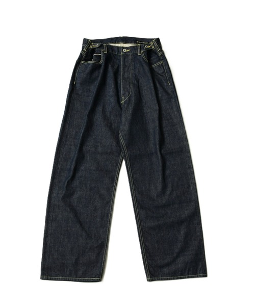 MAGIC NUMBER（マジック ナンバー）の「【MAGIC NUMBER】RED EAR ”備中” SELVEDGE DENIM WIDE PANTS（デニムパンツ・メンズ・インディゴブルー/ブラック・MEDIUM/LARGE）」の13枚目の写真