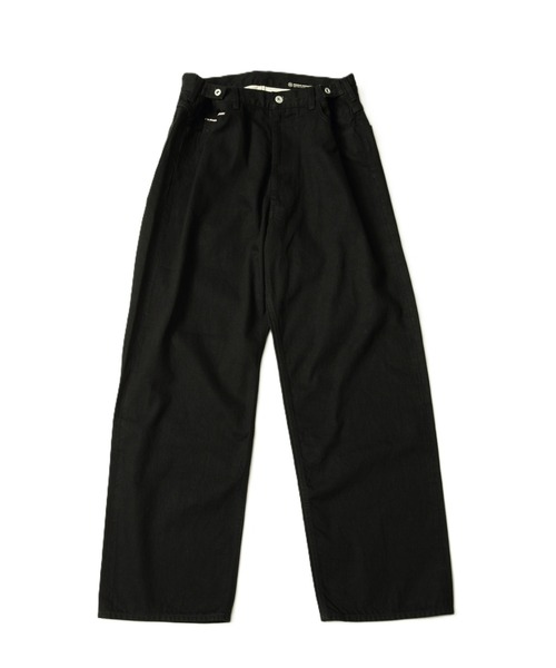 MAGIC NUMBER（マジック ナンバー）の「【MAGIC NUMBER】RED EAR ”備中” SELVEDGE DENIM WIDE PANTS（デニムパンツ・メンズ・インディゴブルー/ブラック・MEDIUM/LARGE）」の14枚目の写真