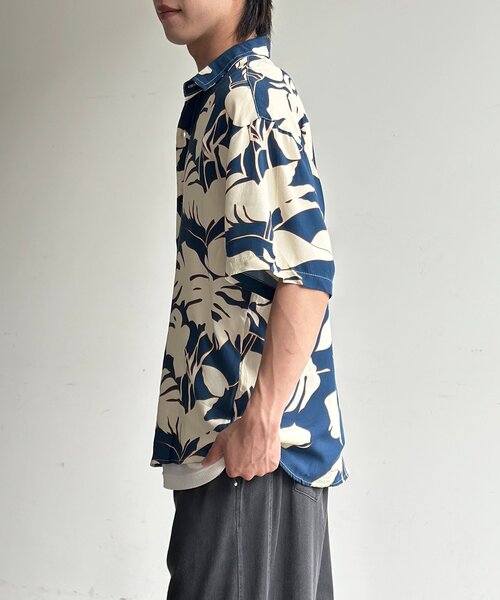 CPCM（シーピーシーエム）の「アソートアロハシャツ（シャツ/ブラウス・メンズ・ネイビー/レッド/ホワイト/オレンジ・LARGE/MEDIUM）」の5枚目の写真