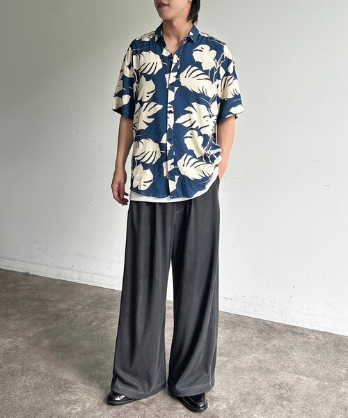 CPCM（シーピーシーエム）の「アソートアロハシャツ（シャツ/ブラウス・メンズ・ネイビー/レッド/ホワイト/オレンジ・LARGE/MEDIUM）」の9枚目の写真