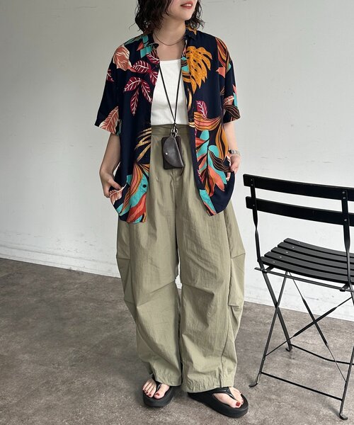 CPCM（シーピーシーエム）の「アソートアロハシャツ（シャツ/ブラウス・メンズ・ネイビー/レッド/ホワイト/オレンジ・LARGE/MEDIUM）」の20枚目の写真
