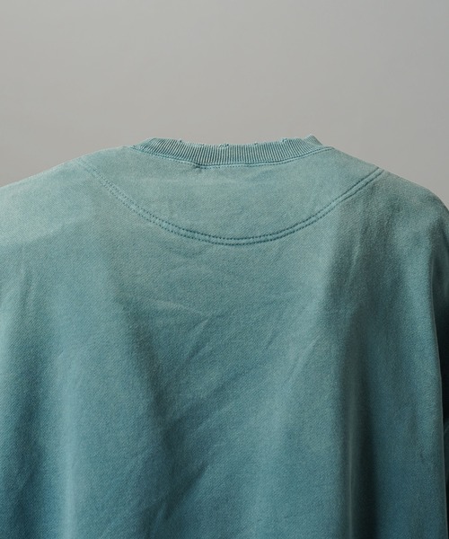 MAISON SPECIAL（メゾンスペシャル）の「《UNISEX》Destroy Damage Prime-Over Crewneck sweatshirt/デストロイダメージプライムオーバークルーネックスウェット【MAISON SPECIAL/メゾンスペシャル】■セットアップ対応■（スウェット・メンズ・ブラック/グリーン/グレー/レッド・0/2/1）」の11枚目の写真