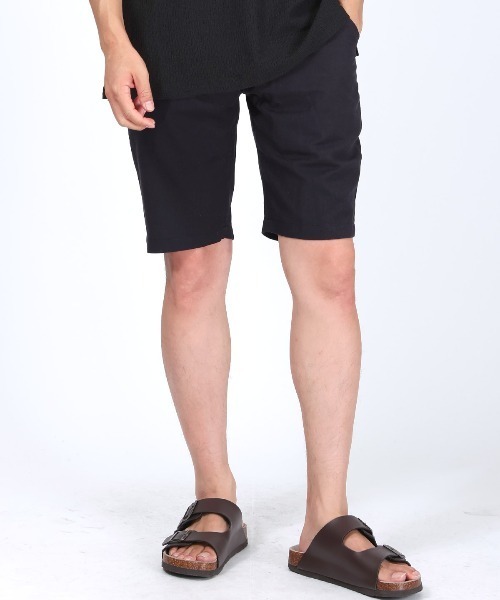 LUXSTYLE(ラグスタイル)の「綿麻ショートパンツ(その他パンツ・メンズ・カーキ/ネイビー/ブラック/ベージュ・M/XXL/XL/L)」の4枚目の写真