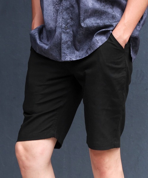 LUXSTYLE(ラグスタイル)の「綿麻ショートパンツ(その他パンツ・メンズ・カーキ/ネイビー/ブラック/ベージュ・M/XXL/XL/L)」の5枚目の写真