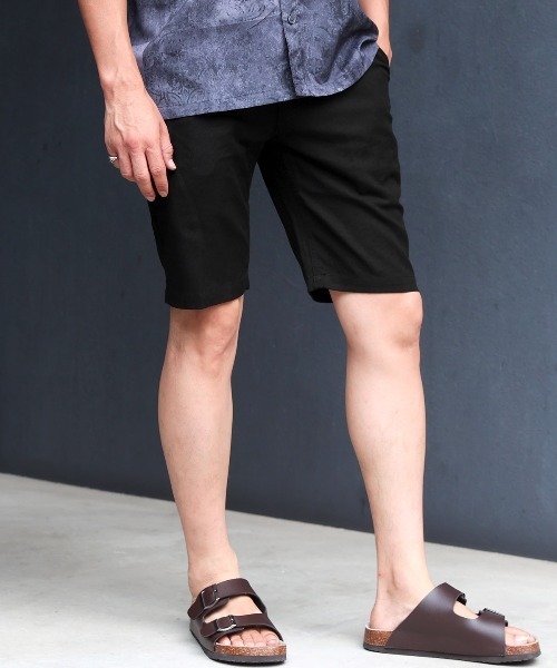 LUXSTYLE(ラグスタイル)の「綿麻ショートパンツ(その他パンツ・メンズ・カーキ/ネイビー/ブラック/ベージュ・M/XXL/XL/L)」の6枚目の写真