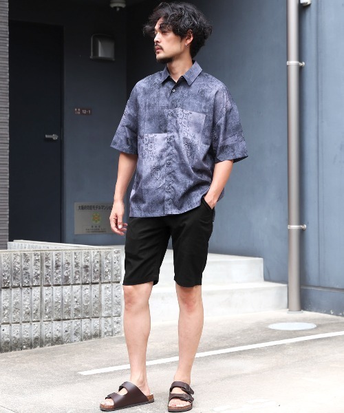 LUXSTYLE(ラグスタイル)の「綿麻ショートパンツ(その他パンツ・メンズ・カーキ/ネイビー/ブラック/ベージュ・M/XXL/XL/L)」の7枚目の写真