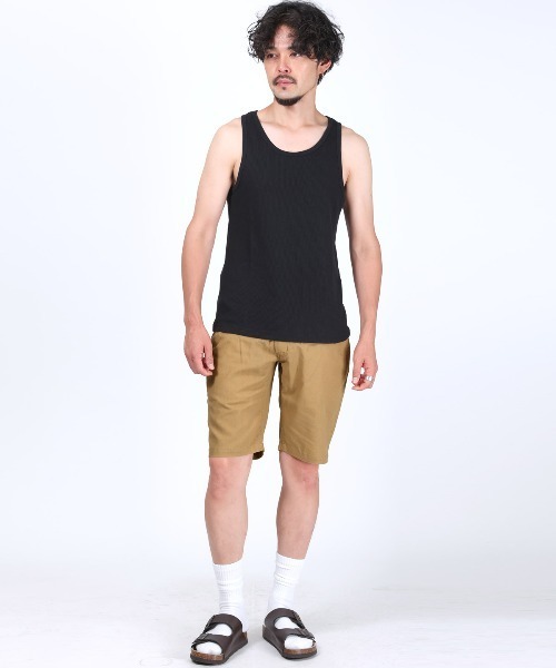 LUXSTYLE(ラグスタイル)の「綿麻ショートパンツ(その他パンツ・メンズ・カーキ/ネイビー/ブラック/ベージュ・M/XXL/XL/L)」の11枚目の写真