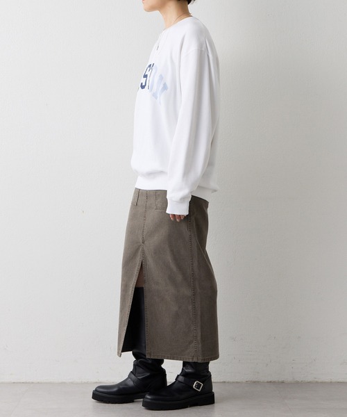 Whim Gazette(ウィムガゼット)の「ダックベイカースカート(スカート・レディース・カーキ/モカ・38/36)」の13枚目の写真