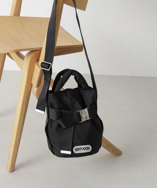 OUTDOOR PRODUCTS（アウトドアプロダクツ）の「OUTDOOR PRODUCTS/【別注】OUTDOOR PRODUCTS 2way Belt Tote[SS]（トートバッグ・レディース・ブラウン/ライトピンク/ブラック・F）」の2枚目の写真