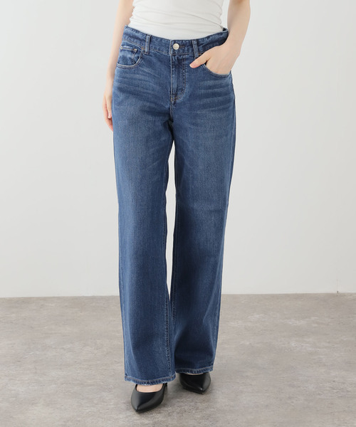 La TOTALITE(ラトータリテ)の「【洗える】Healthy Denim /ヘルシーデニム Donuts(その他パンツ・レディース・ブルー・23/24/25)」の1枚目の写真