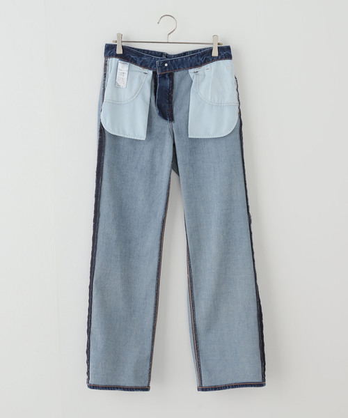 La TOTALITE(ラトータリテ)の「【洗える】Healthy Denim /ヘルシーデニム Donuts(その他パンツ・レディース・ブルー・23/24/25)」の5枚目の写真